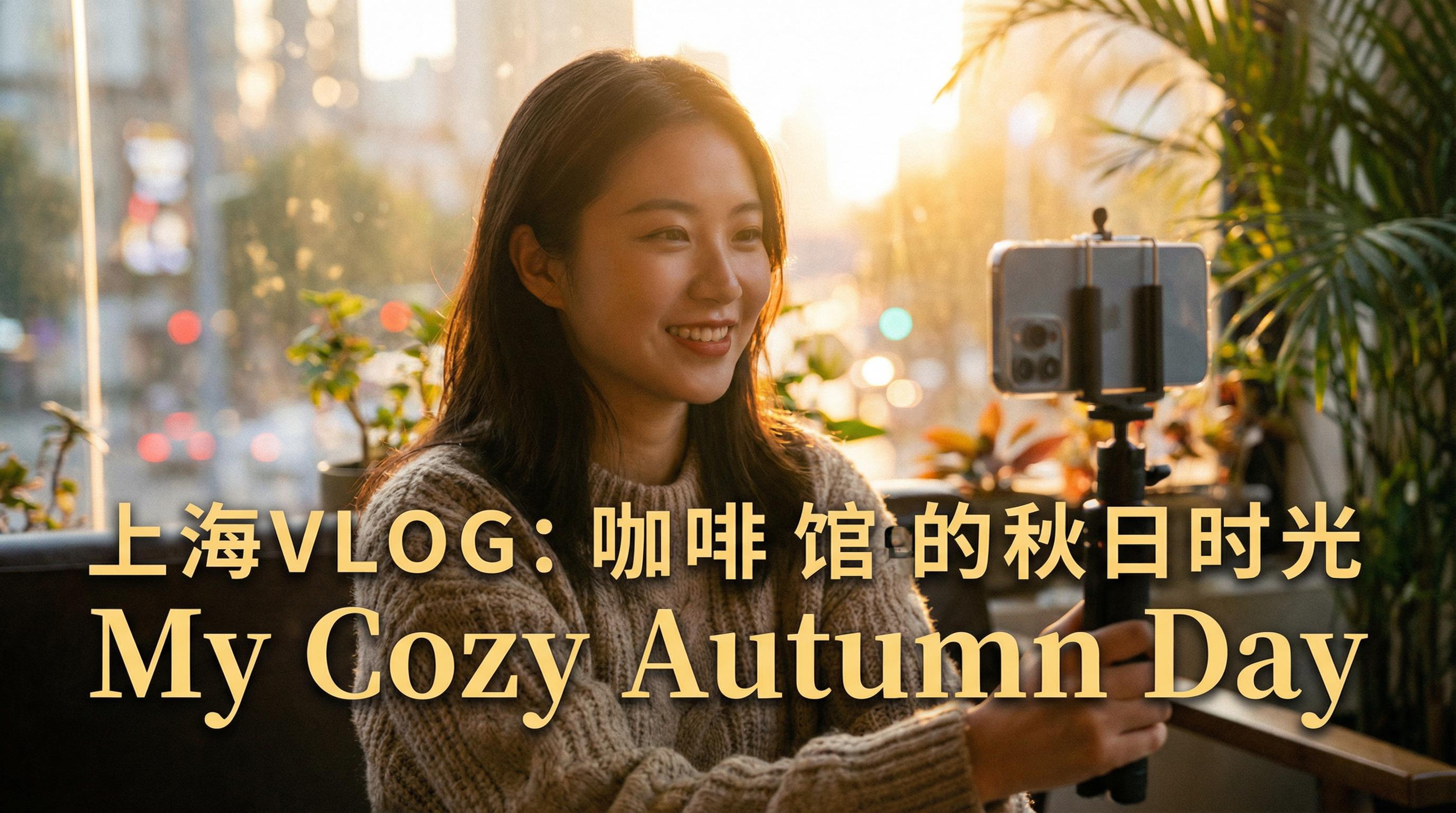 女同 生活视频 - 女同 | 上海秋日咖啡馆vlog，一个人的美好生活视频记录